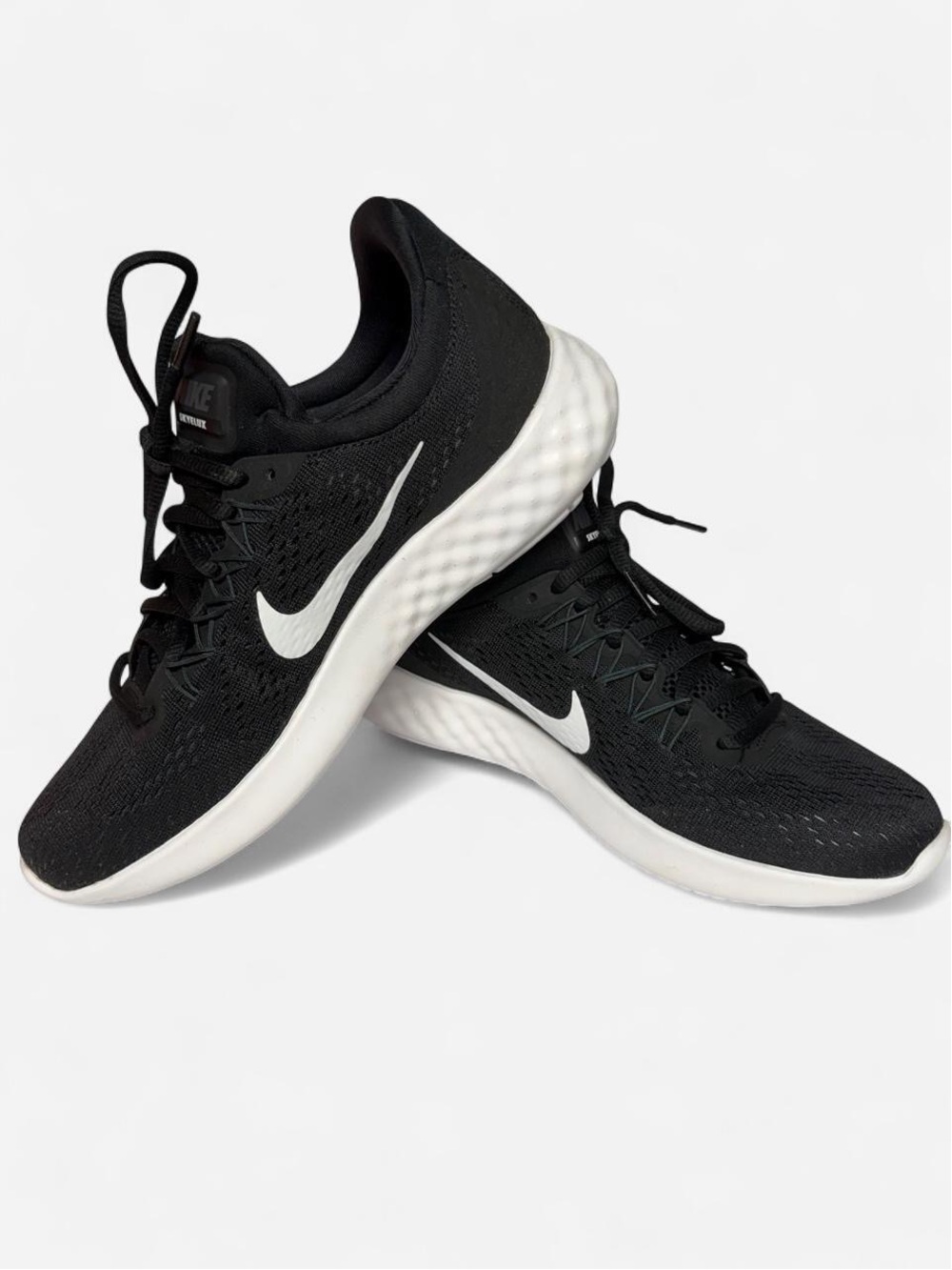 Nike Lunar Skyelux RunEasy Black White Running Shoes Women’s 8.5